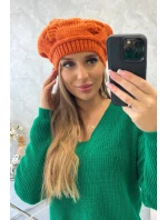 Dámska čiapka Sofia K369 oranžová Dámska čiapka Sofia K369 oranžová