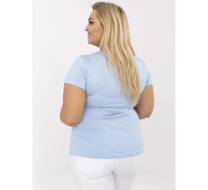 T shirt RV TS model 21072711 jasny niebieski - FPrice