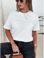 Dámské tričko ecru Dstreet model 21976486 - FashionStreet Dámské tričko ecru Dstreet model 21976486 - FashionStreet