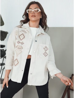 Dámská džínová bunda béžová Dstreet model 21976626 - FashionStreet