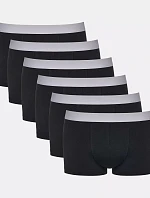 Pánske boxerky GO ABC 2.0 Hipster 6P - BLACK - black 0004 - SLOGGI