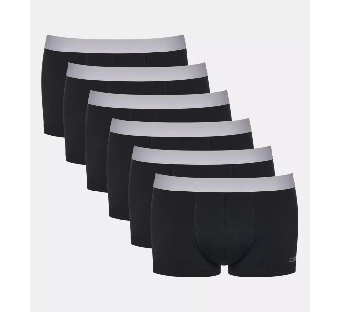 Pánske boxerky GO ABC 2.0 Hipster 6P - BLACK - black 0004 - SLOGGI