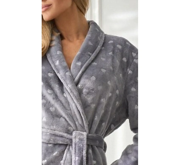 model 21337543 Cora Long S2XL dámský župan - L&L model 21337543 Cora Long S2XL dámský župan - L&L