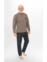 Pánske pyžamo Martel 412 Marcel II dł/r M-2XL