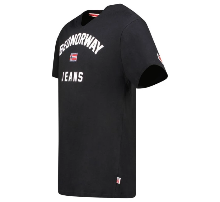 Geografické Nórsko Jassier 254 M SY1361H/GN-Black Tričko