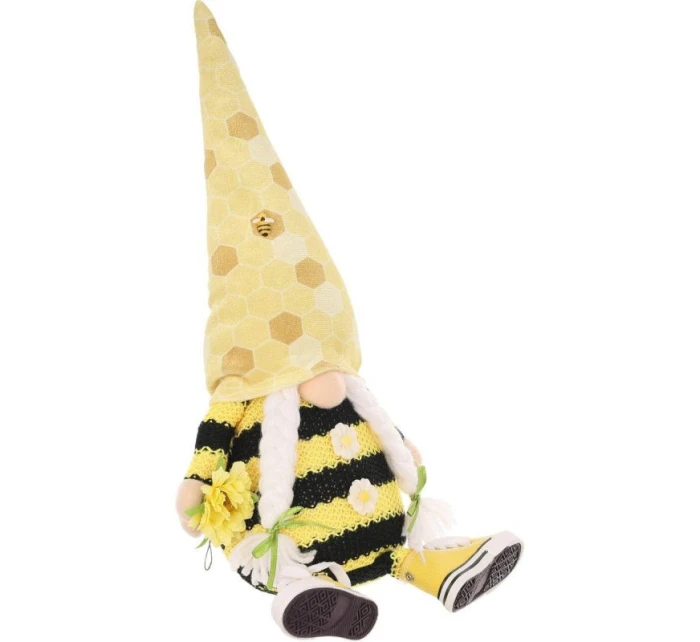 GNOM SITTING GHOST 35+6CM IN TRAMPS SPRING DECORATION detské GNOM SITTING GHOST 35+6CM IN TRAMPS SPRING DECORATION detské