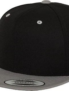 Flexfit 6089M 6-panelová snapbacková čiapka 55.6089 čierna/strieborná