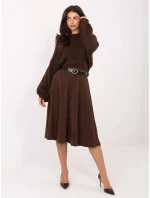 Spódnica IT SD model 21793742 brązowy - FPrice Spódnica IT SD model 21793742 brązowy - FPrice