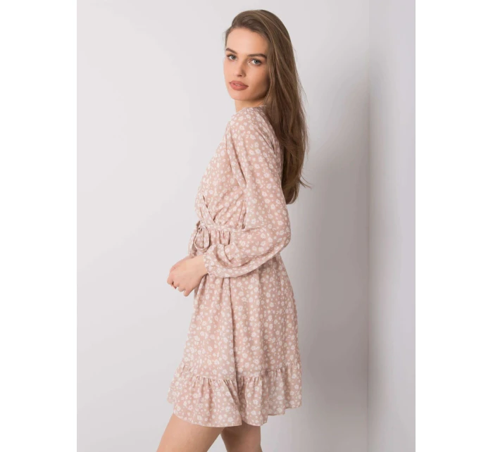 Šaty TW SK BI model 15151241 béžová - FPrice Šaty TW SK BI model 15151241 béžová - FPrice