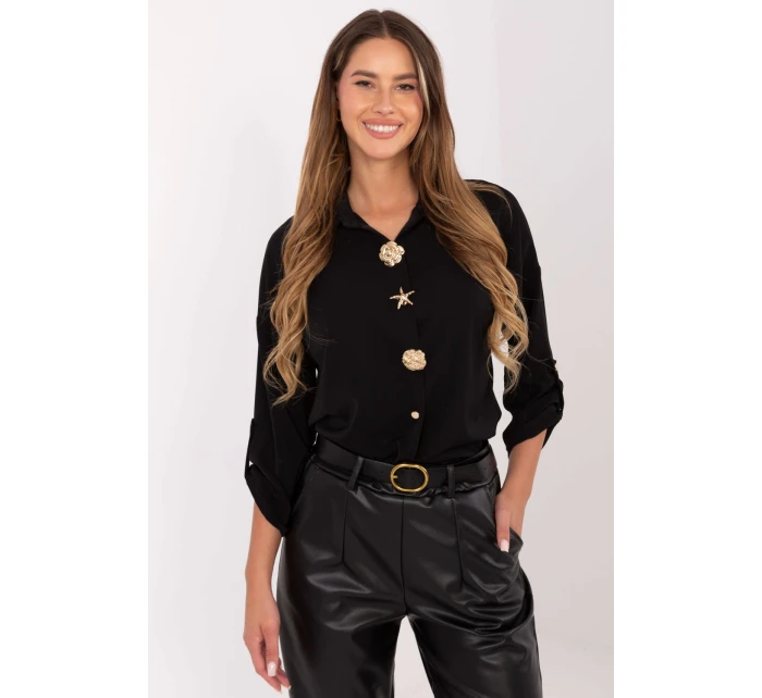 Košeľa s dlhým rukávom model 219051 Rue Paris