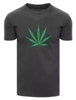 FashionStreet pánske grafitové tričko RX4947