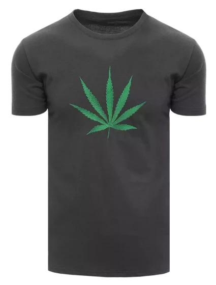 FashionStreet pánske grafitové tričko RX4947