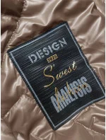 Prošívaná bunda v barvě cappuccino na model 18846310 - S'WEST