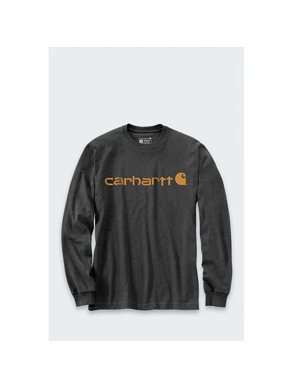 Tričko model 22368908 Relaxed LS s logem CARBON - Carhartt Tričko model 22368908 Relaxed LS s logem CARBON - Carhartt