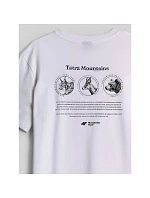 Dámské volné tričko s potiskem 4F 4FKAW26TTSHF4507-10S