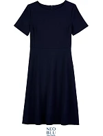 Šaty s krátkým rukávem night blue model 22499925 - NEOBLU