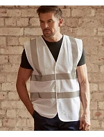 HVW 120 HiVis síťovaná bezpečnostní vesta model 22502219 white - Yoko HVW 120 HiVis síťovaná bezpečnostní vesta model 22502219 white - Yoko