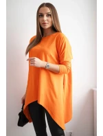 Oversize blúzka oranžová Oversize blúzka oranžová