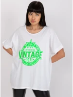 Tričko DHJ TS 6860.26X biela a zelená