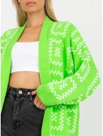 Dámsky sveter LC SW 0296 fluo zelený