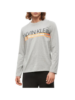 Pánske tričko NM1772E-080 šedá - Calvin Klein