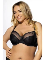Dámská měkká podprsenka BC model 20487499 Michelle černá - Kinga Dámská měkká podprsenka BC model 20487499 Michelle černá - Kinga