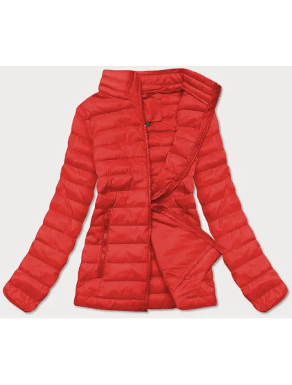 Lehká červená dámská prošívaná bunda model 16279925 - J.STYLE