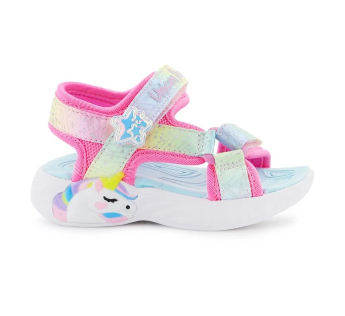 Sandále Skechers S-Lights Unicorn Dreams Sandal-Majestic Bliss Jr 302682N-PKMT Sandále Skechers S-Lights Unicorn Dreams Sandal-Majestic Bliss Jr 302682N-PKMT