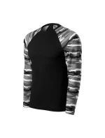 Tričko Malfini Camouflage LS M MLI-16632 camouflage gray pánske