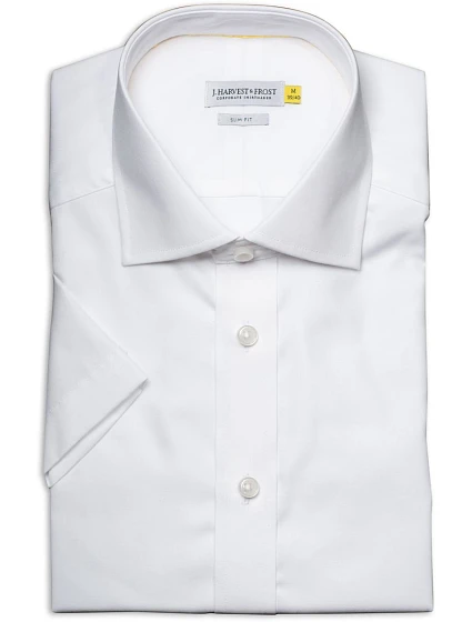 J.Harvest & Frost YB 50 S/S Slim Men košile s krátkým rukávem white model 22459919