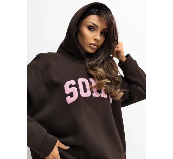 Mikina RV BL A1043.17 tmavohnedá Mikina RV BL A1043.17 tmavohnedá