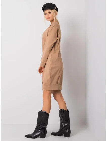 Šaty RV TU model 14842583 velbloud - FPrice Šaty RV TU model 14842583 velbloud - FPrice