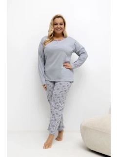 Pohodlné pyžamo pre plnoštíhly model 221195 Forever Pink