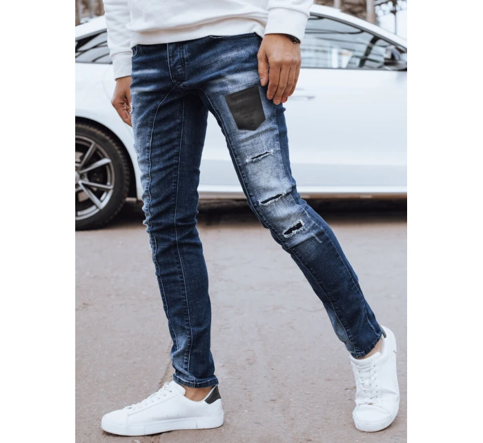 FashionStreet pánske modré džínsové nohavice UX4296 FashionStreet pánske modré džínsové nohavice UX4296