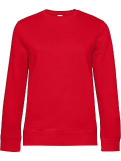 B&C QUEEN Crew Neck_° Dámska mikina 01.W01Q červená