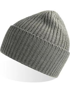 Atlantis Headwear Oak Pletená čiapka „Oak“ 33.0114 svetlosivá melírovaná
