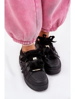 Sneakersy Na Platformě Černé model 21687594 - Boto