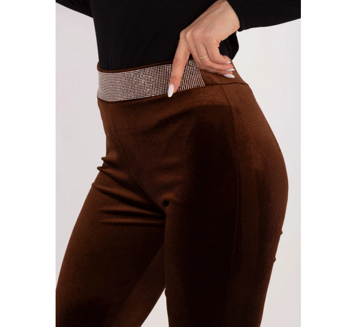 Spodnie IT SP model 21776395 brązowy - FPrice