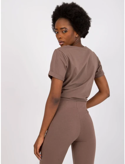 Tričko RV TS 4838.73P hnedá Tričko RV TS 4838.73P hnedá