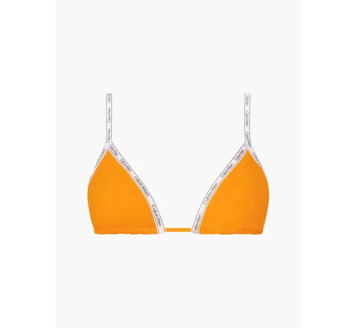 Vrchný diel plaviek KW01604 ZEG oranžové - Calvin Klein