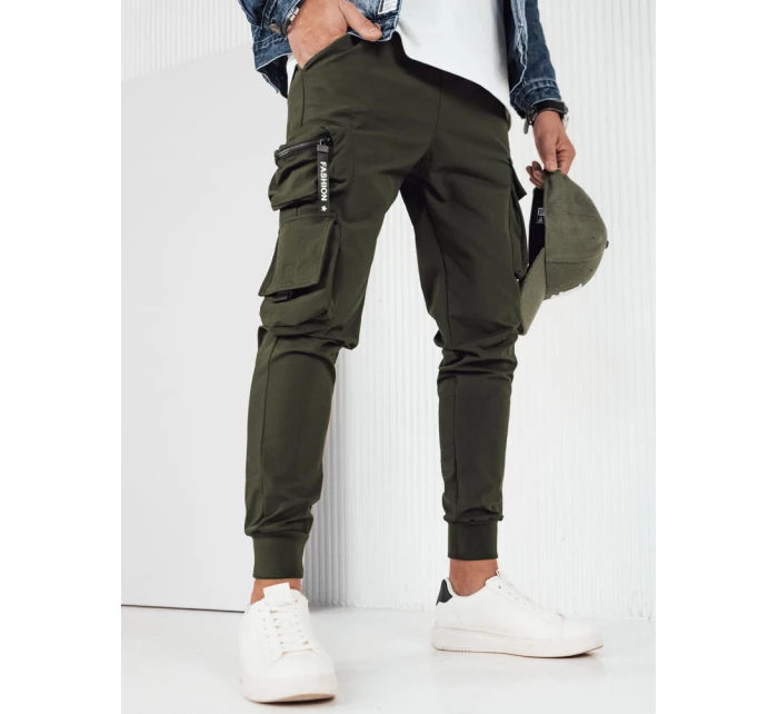 Pánske bojové nohavice zelené FashionStreet UX4162 Pánske bojové nohavice zelené FashionStreet UX4162