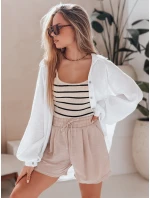 Dámske šortky RELAX TIME beige FashionStreet SY0458