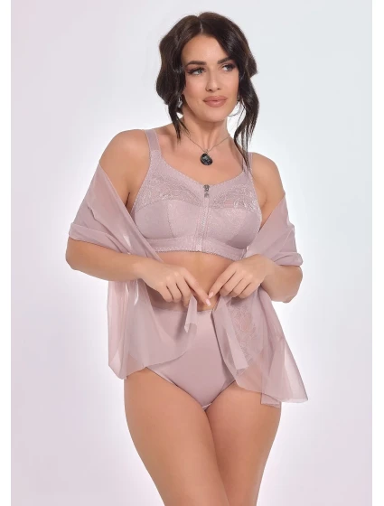 Měkká podprsenka s kosticí Zuza  Pink model 21114010 - Viki