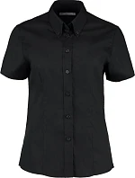 Kustom Kit KK 701 (26-28) Blúzka Oxford s krátkymi rukávmi 43.701X čierna