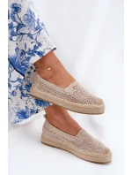 Dámské espadrilky na platformě Béžové model 21691933 - VINCEZA