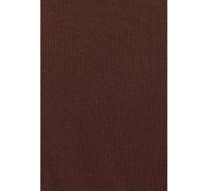 M821 Pletené šaty so širokými rukávmi - hnedé