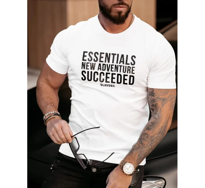 Pánske tričko 279262 biele - Ola Voga Pánske tričko 279262 biele - Ola Voga