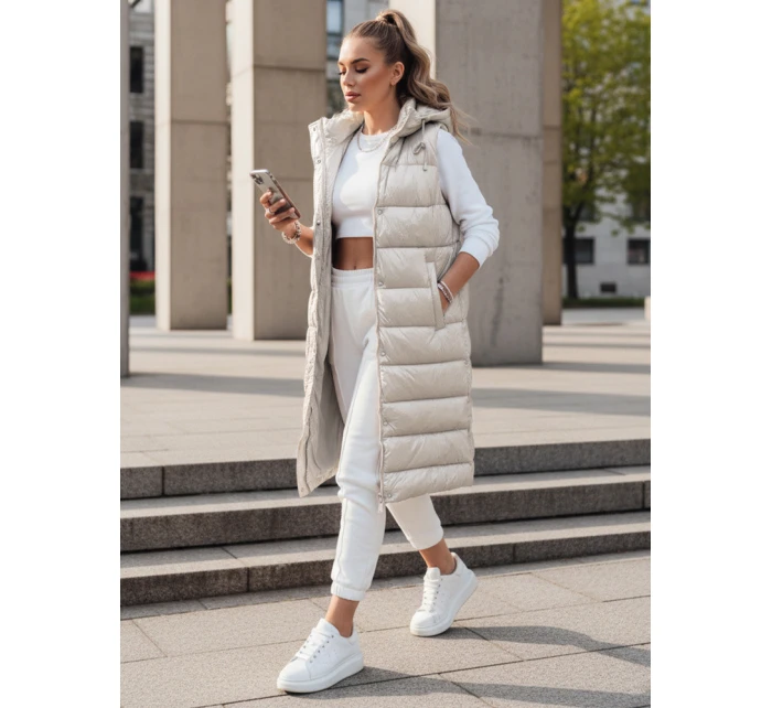 Dámska prešívaná vesta GANTINI biela FashionStreet TY5488
