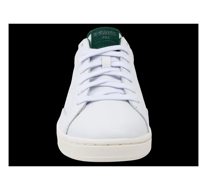 Tenisky K-swiss LOZAN KLUB LTH WHITE/POSY GREEN/SNOW WHITE-M (07263-130-M)