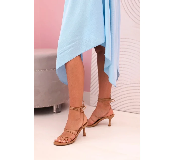 Women's dress with flared with  modrý model 21097703 - K-Fashion